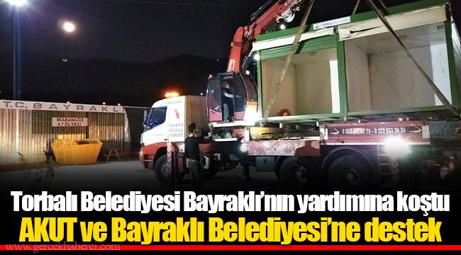AKUT ve Bayraklı Belediyesi’ne destek