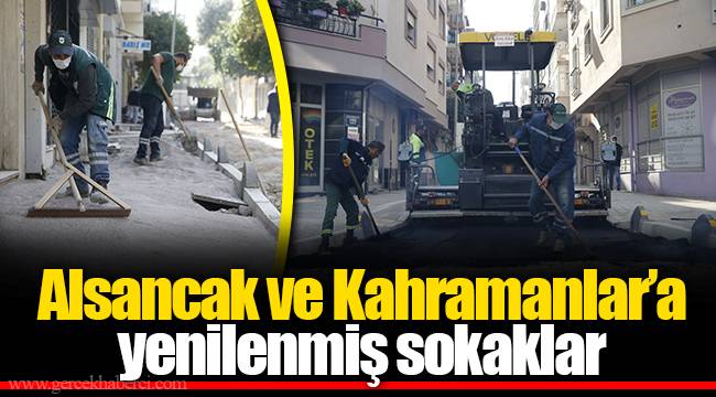 Alsancak ve Kahramanlar’a yenilenmiş sokaklar