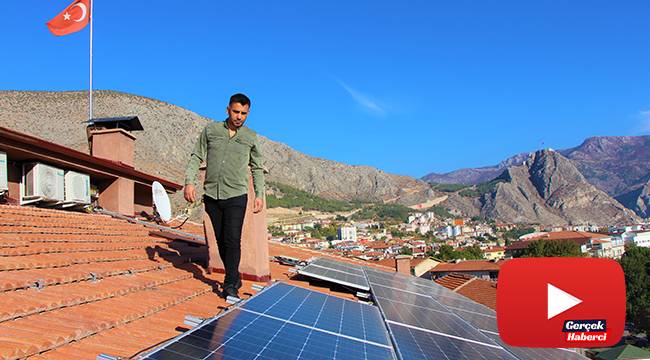 Atanamayan Ahmet öğretmen, güneş panellerinden elektrik üretip fazlasını satıyor