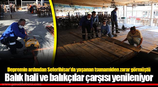 Balık hali ve balıkçılar çarşısı yenileniyor