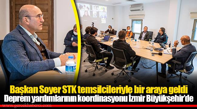 Başkan Soyer STK temsilcileriyle bir araya geldi