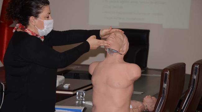 BELEDİYE PERSONELİNE HAYAT KURTARAN EĞİTİM