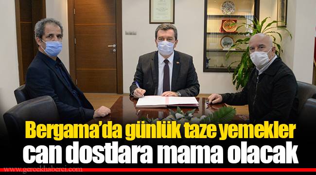 Bergama’da günlük taze yemekler can dostlara mama olacak
