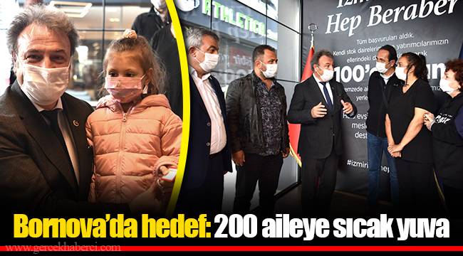Bornova'da hedef: 200 aileye sıcak yuva
