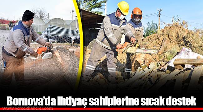 Bornova’da ihtiyaç sahiplerine sıcak destek