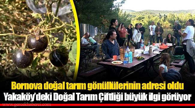 Bornova doğal tarım gönüllülerinin adresi oldu