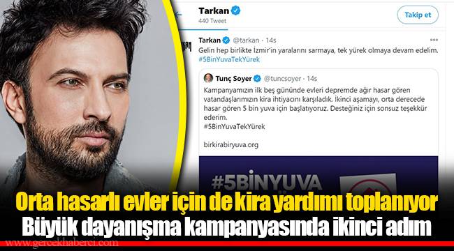 Büyük dayanışma kampanyasında ikinci adım