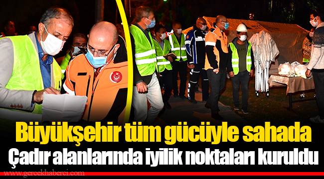 Büyükşehir tüm gücüyle sahada