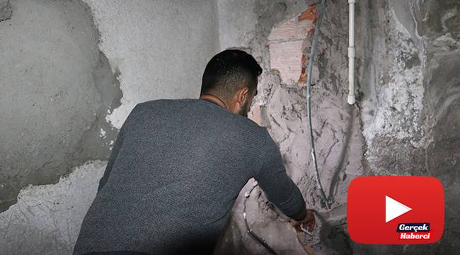 Duvarı delip iş yerine girdiler, 60 bin liralık elektronik cihazları çalıp kayıplara karıştılar