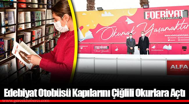 Edebiyat Otobüsü Kapılarını Çiğlili Okurlara Açtı