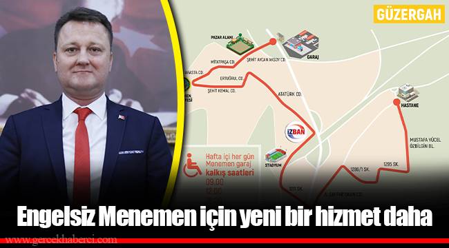 Engelsiz Menemen için yeni bir hizmet daha
