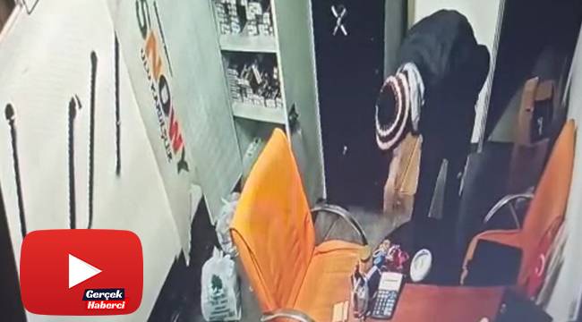 Esnafın bezdiren “iş yeri faresi” kamerada