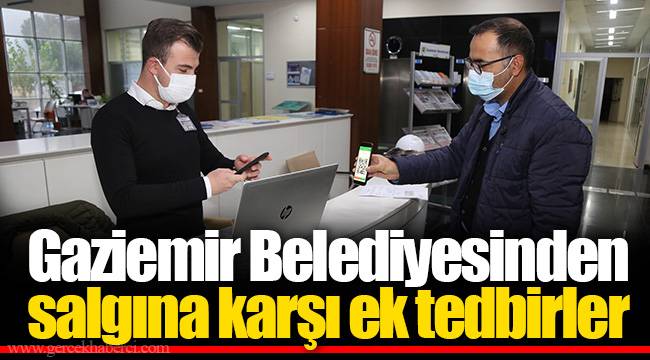 Gaziemir Belediyesinden salgına karşı ek tedbirler