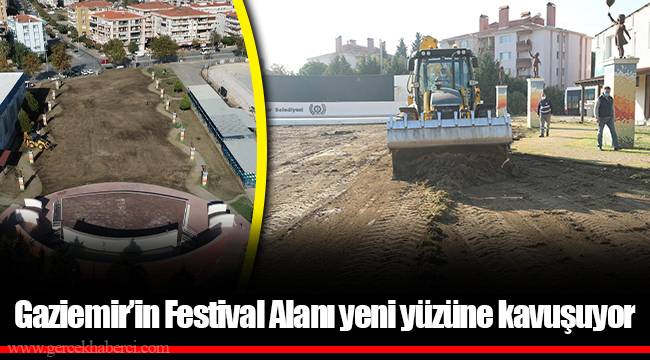 Gaziemir'in Festival Alanı yeni yüzüne kavuşuyor