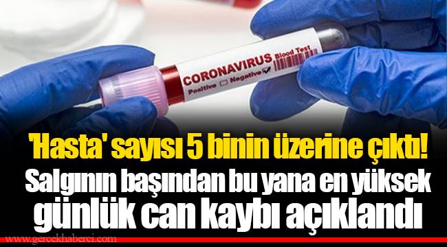 'Hasta' sayısı 5 binin üzerine çıktı!