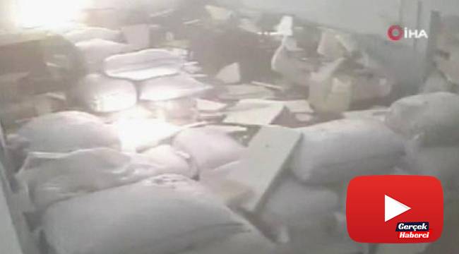 Havai fişek fabrikasındaki meydana gelen patlama anı kamerada