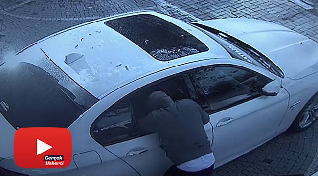 Hırsızların rahatlığı pes dedirtti, o anlar kamerada