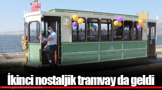 İkinci nostaljik tramvay da geldi