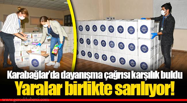 Karabağlar’da dayanışma çağrısı karşılık buldu