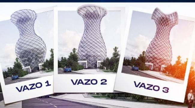Kütahya Belediyesi'nden 'vizyon' projesi: 70 metrelik dev vazo