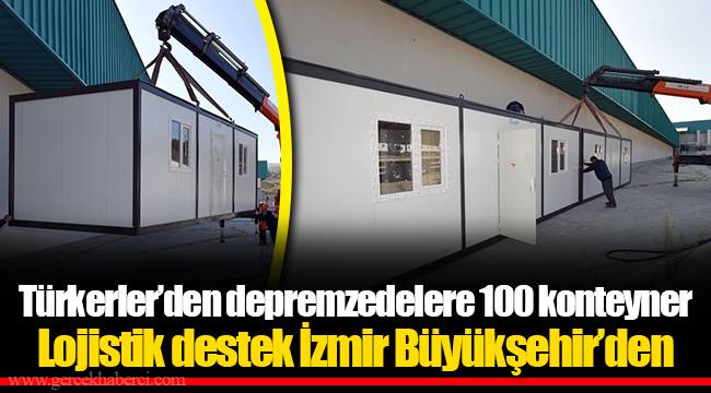 Lojistik destek İzmir Büyükşehir’den