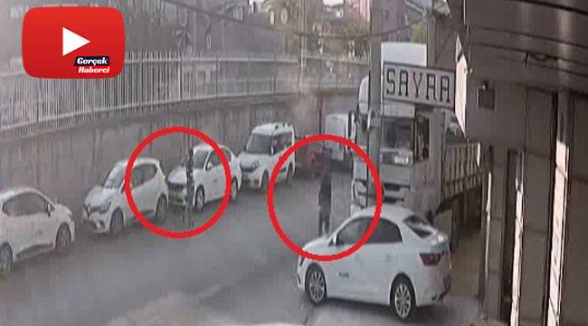 Malzeme indiren kamyondan içinde 25 bin TL olan çantayı böyle çaldılar