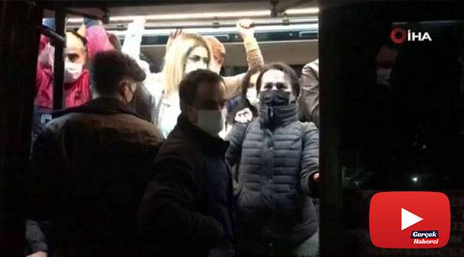 Minibüste 14 yerine 41 yolcu çıktı