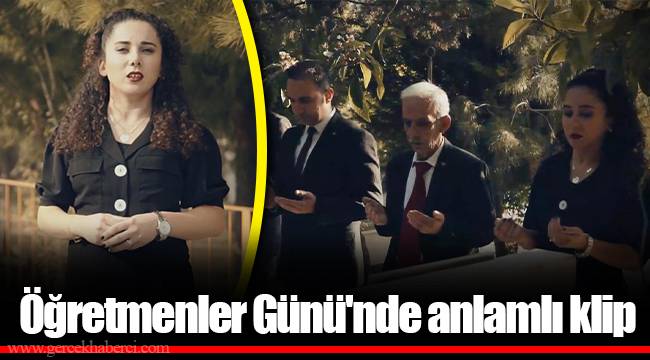 Öğretmenler Günü'nde anlamlı klip