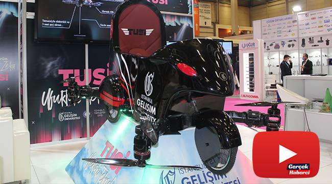 Uçan araba Tusi güçlendirilen yapısı ve yeni tasarımıyla MÜSİAD’da