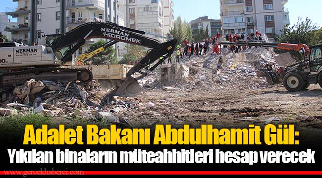 Yıkılan binaların müteahhitleri hesap verecek