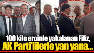 100 kilo eroinle yakalanan Filiz, AK Parti'lilerle yan yana...