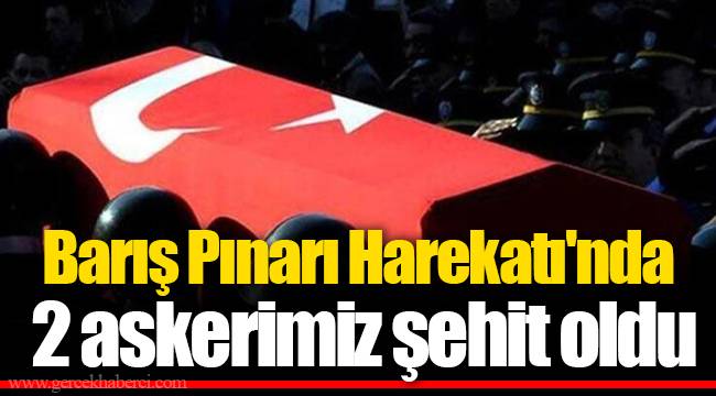 Barış Pınarı Harekatı'nda 2 askerimiz şehit oldu