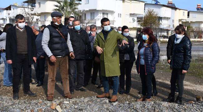 BAŞKAN ÖMER GÜNEL SORUNLARA YERİNDE ÇÖZÜM ÜRETMEYE DEVAM EDİYOR