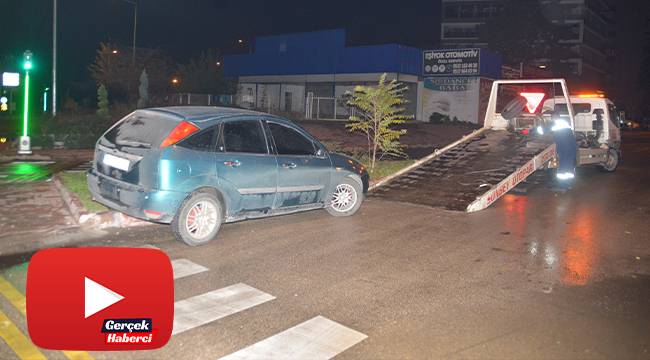 Ceza yememek için polisten kaçtı, otomobiliyle kaza yapıp yakalandı