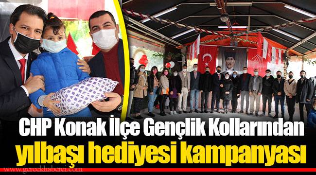 CHP Konak İlçe Gençlik Kollarından  yılbaşı hediyesi kampanyası