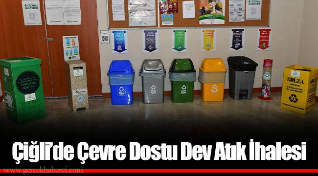 Çiğli’de Çevre Dostu Dev Atık İhalesi