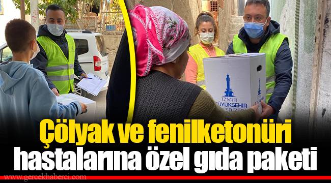 Çölyak ve fenilketonüri hastalarına özel gıda paketi