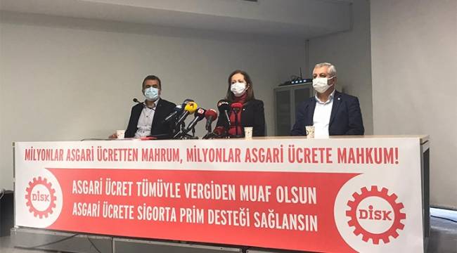 DİSK: Asgari ücret net 3 bin 800 lira olmalı