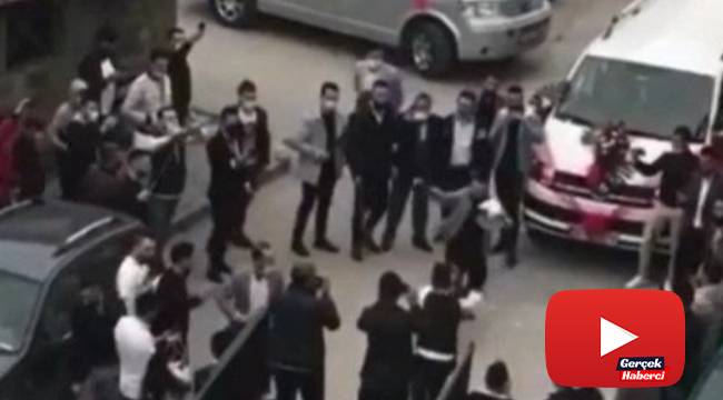Düğün öncesi şok görüntüler