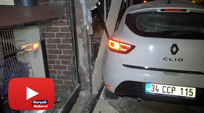 Ekiplerden kaçtı, dükkana ışık hızıyla böyle girdi