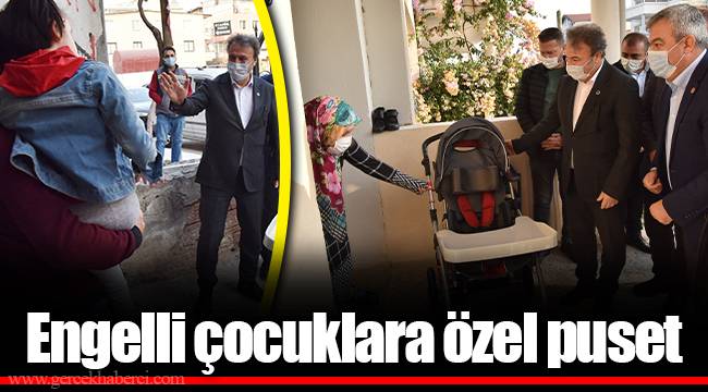 Engelli çocuklara özel puset