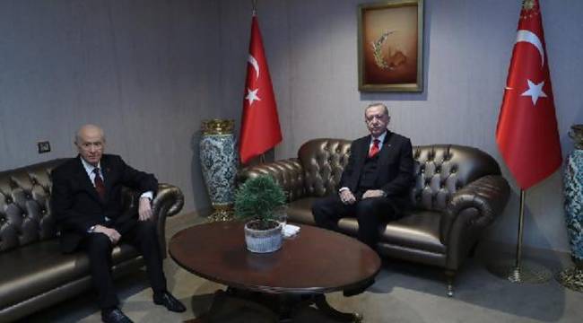 Erdoğan ile Bahçeli görüştü