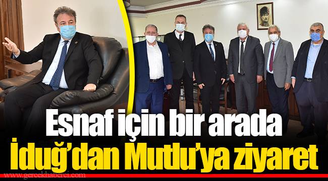 Esnaf için bir arada, İduğ’dan Mutlu’ya ziyaret