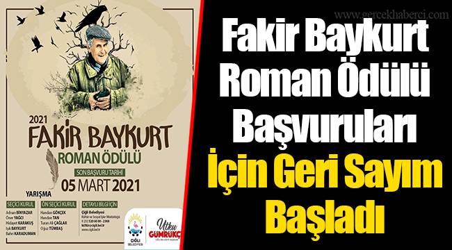 Fakir Baykurt Roman Ödülü Başvuruları İçin Geri Sayım Başladı