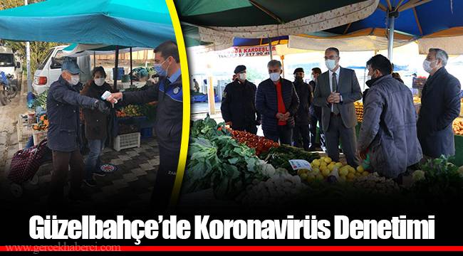 Güzelbahçe’de Koronavirüs Denetimi