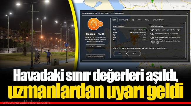 Havadaki sınır değerleri aşıldı, uzmanlardan uyarı geldi
