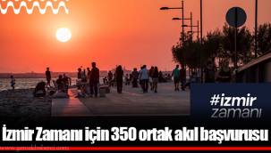 İzmir Zamanı için 350 ortak akıl başvurusu