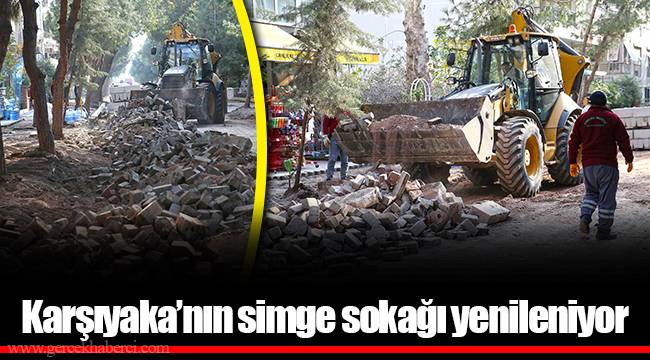 Karşıyaka’nın simge sokağı yenileniyor