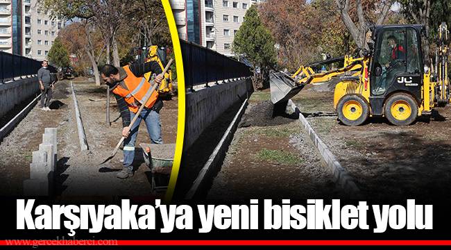 Karşıyaka’ya yeni bisiklet yolu