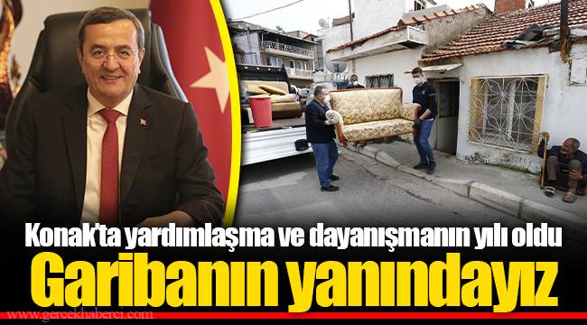 Konak’ta yardımlaşma ve dayanışmanın yılı oldu